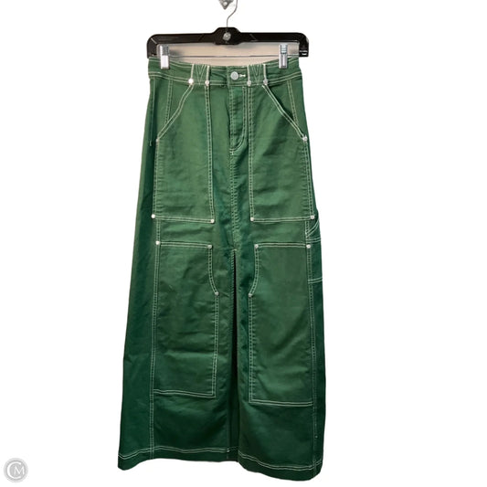 Skirt Maxi By Pilcro In Green, Size: 0
