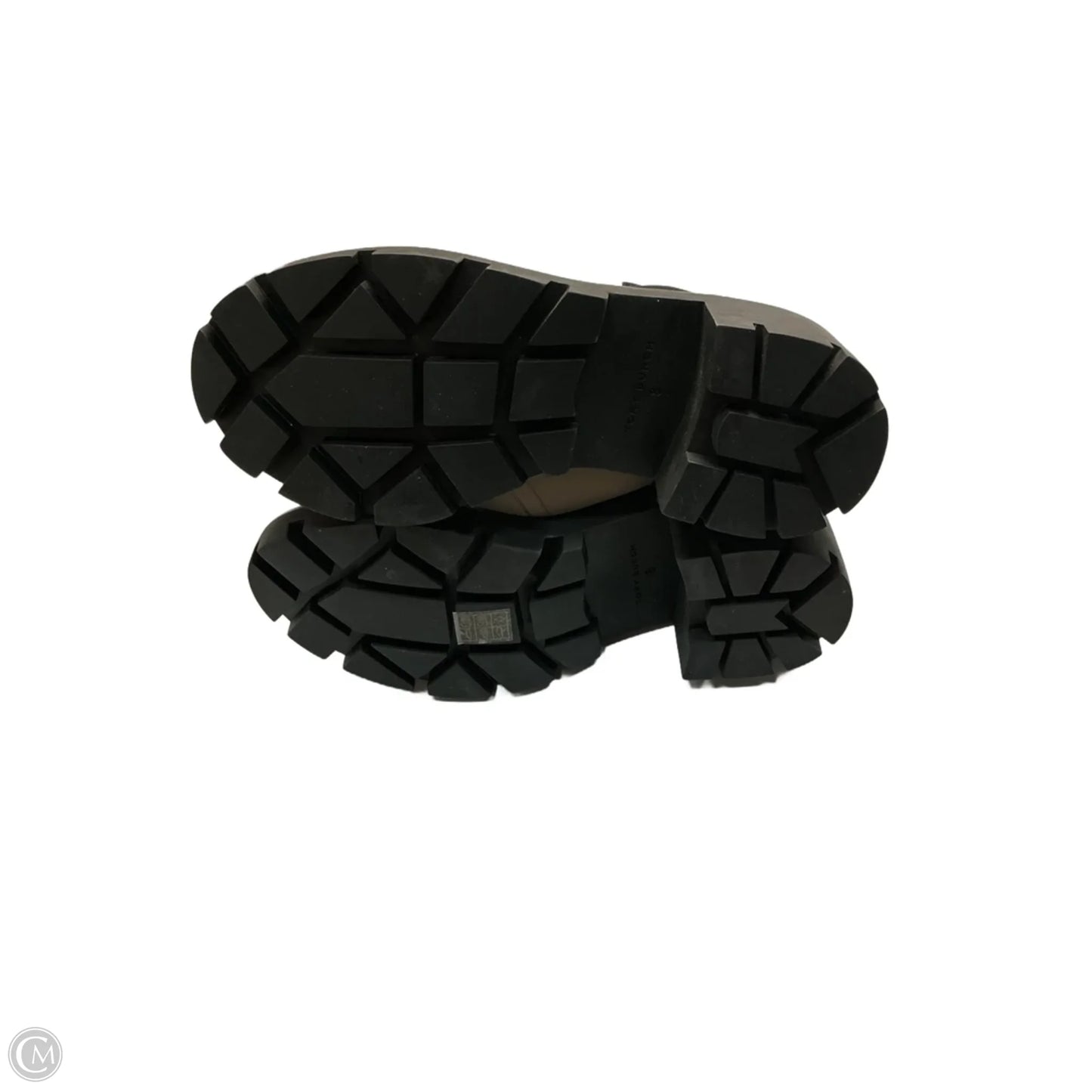 Boots Designer By Tory Burch In Black & White, Size: 8