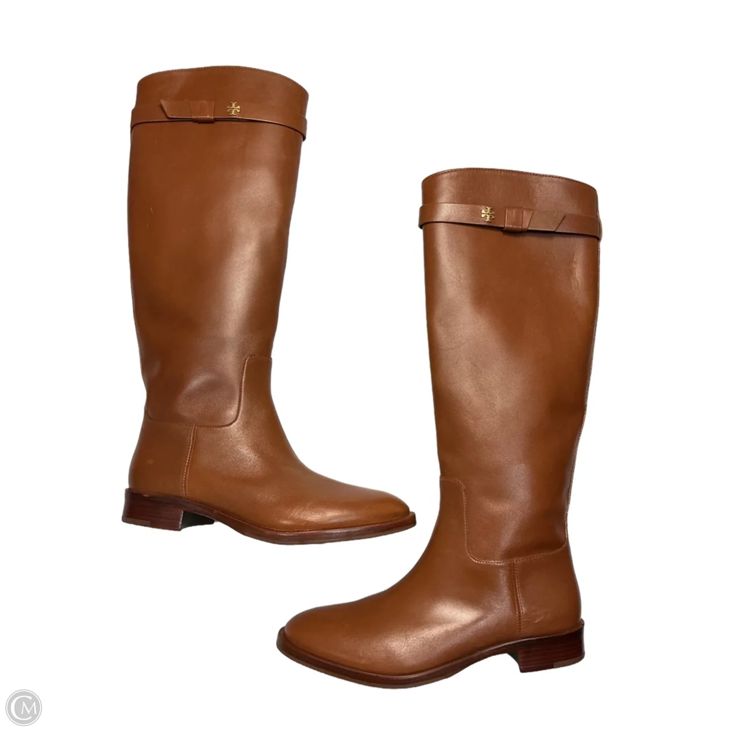 Boots Designer By Tory Burch In Brown, Size: 7.5
