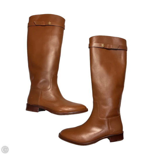 Boots Designer By Tory Burch In Brown, Size: 7.5