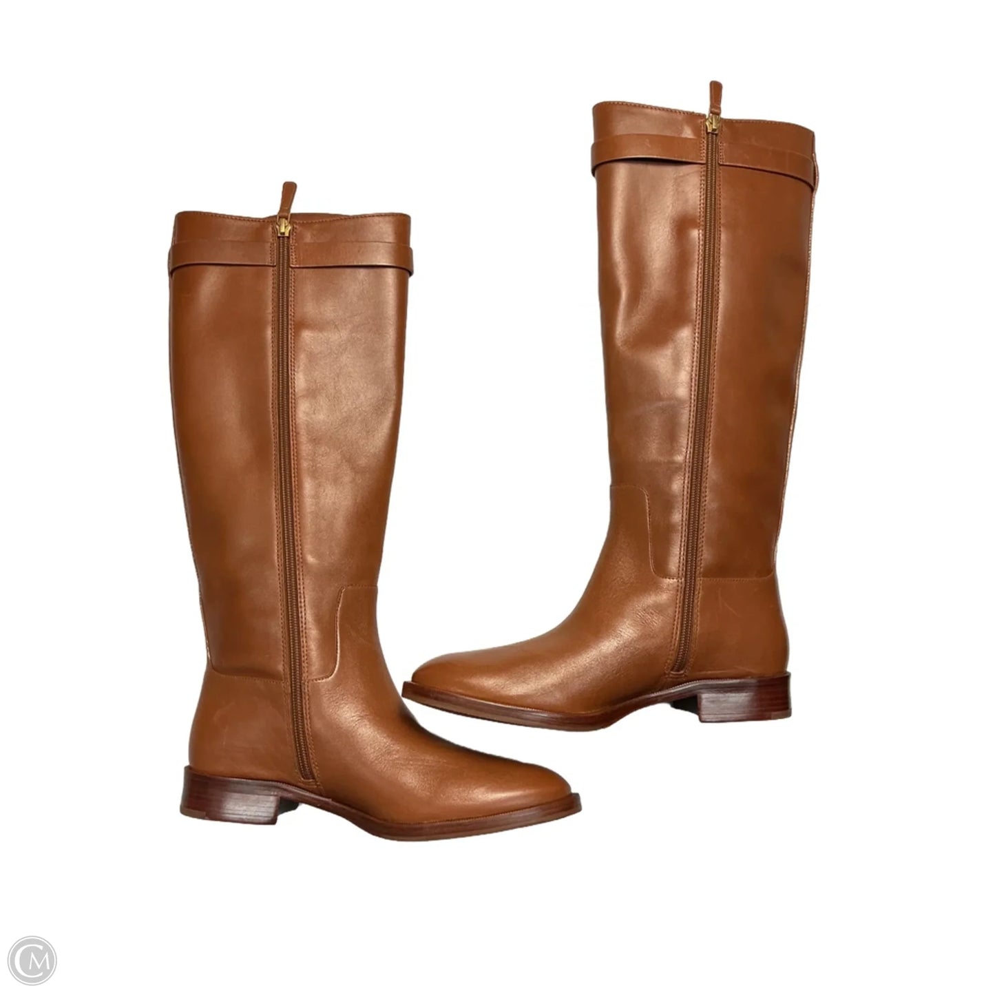 Boots Designer By Tory Burch In Brown, Size: 7.5