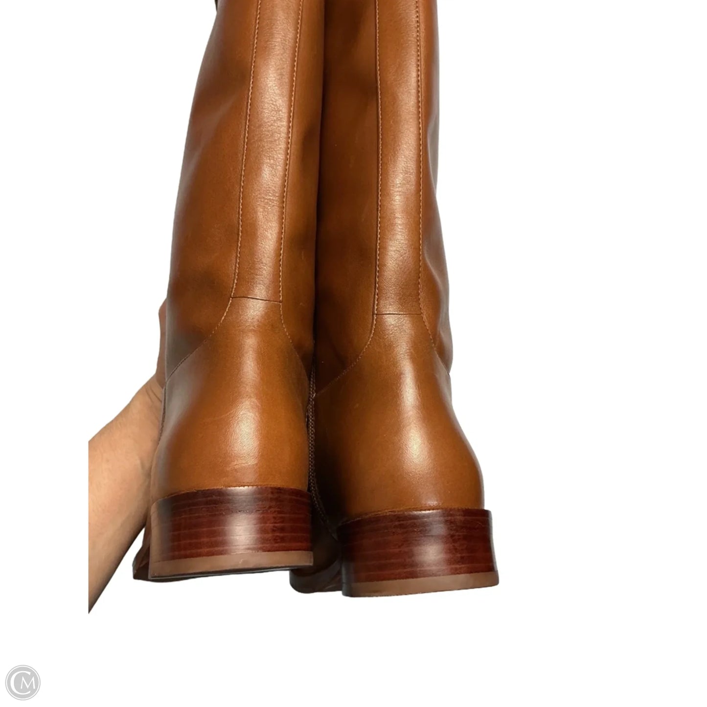 Boots Designer By Tory Burch In Brown, Size: 7.5