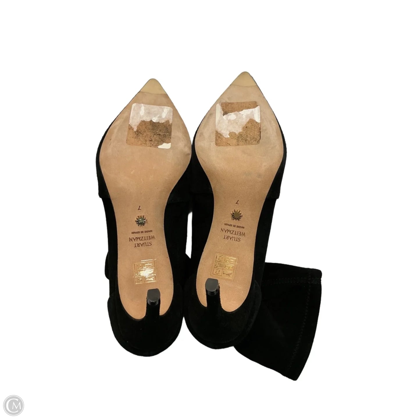 Boots Designer By Stuart Weitzman In Black, Size: 7