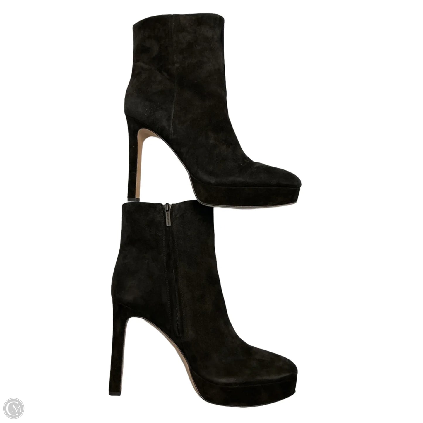 Boots Ankle Heels By Veronica Beard In Black, Size: 11