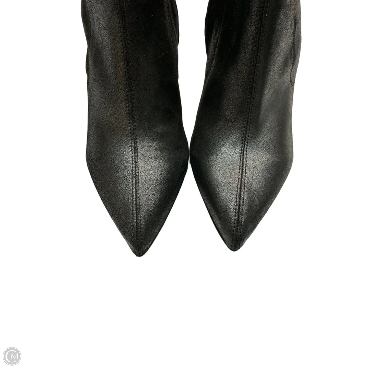 Boots Designer By Neiman Marcus In Grey, Size: 6.5