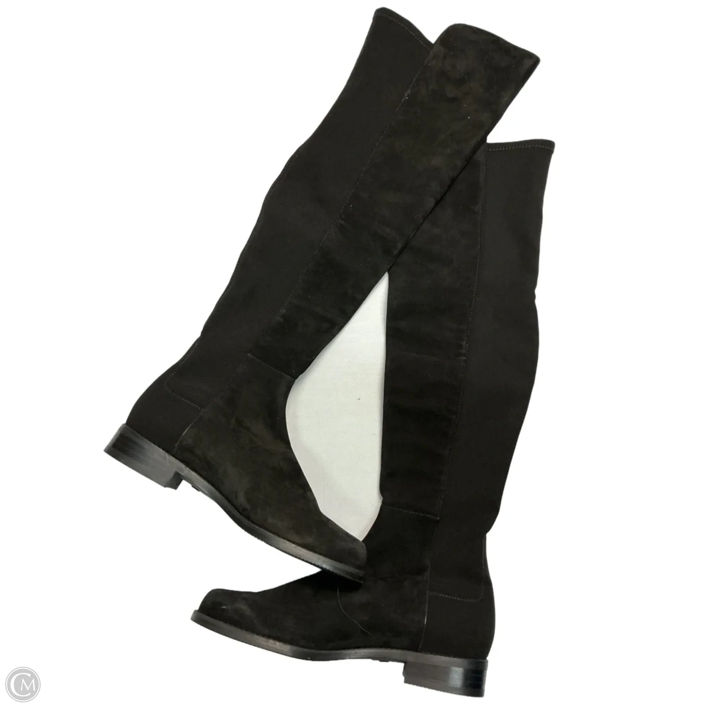 Boots Designer By Stuart Weitzman In Black, Size: 7.5