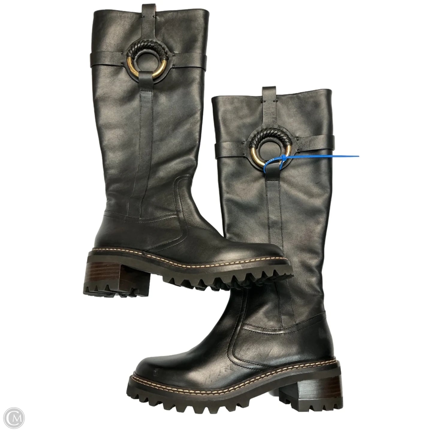 Boots Designer By See By Chloe In Black, Size: 9