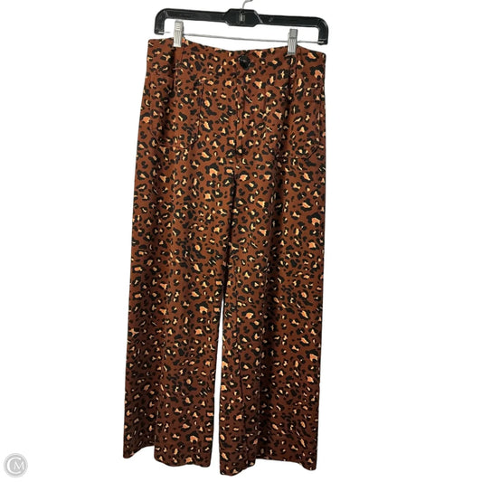 Pants Wide Leg By Maeve In Animal Print, Size: 6