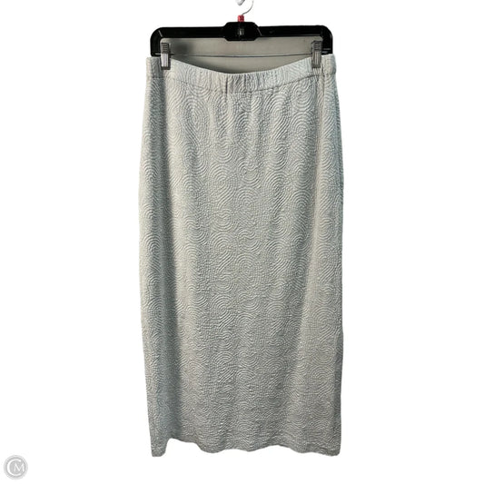 Skirt Midi By St. John In Silver, Size: 14