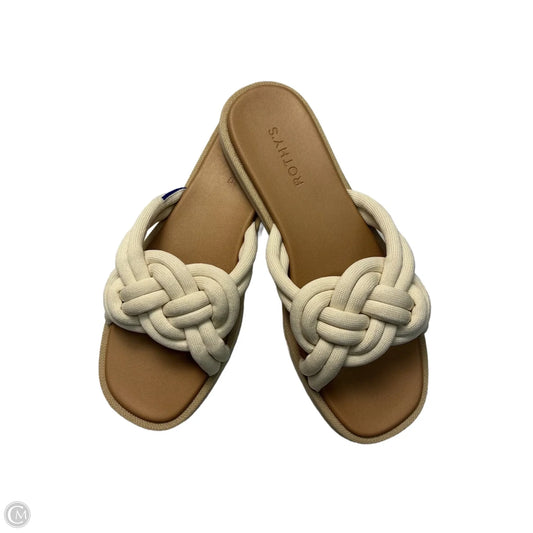 Sandals Flats By Rothys In Cream, Size: 10.5