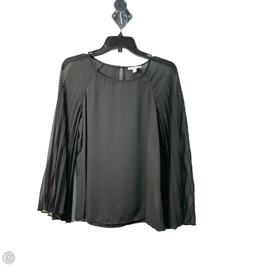 Top Long Sleeve Designer By Halston In Black, Size: Xs