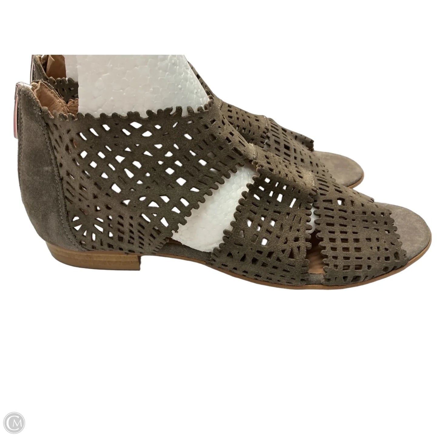 Sandals Flats By Nordstrom In Taupe, Size: 9