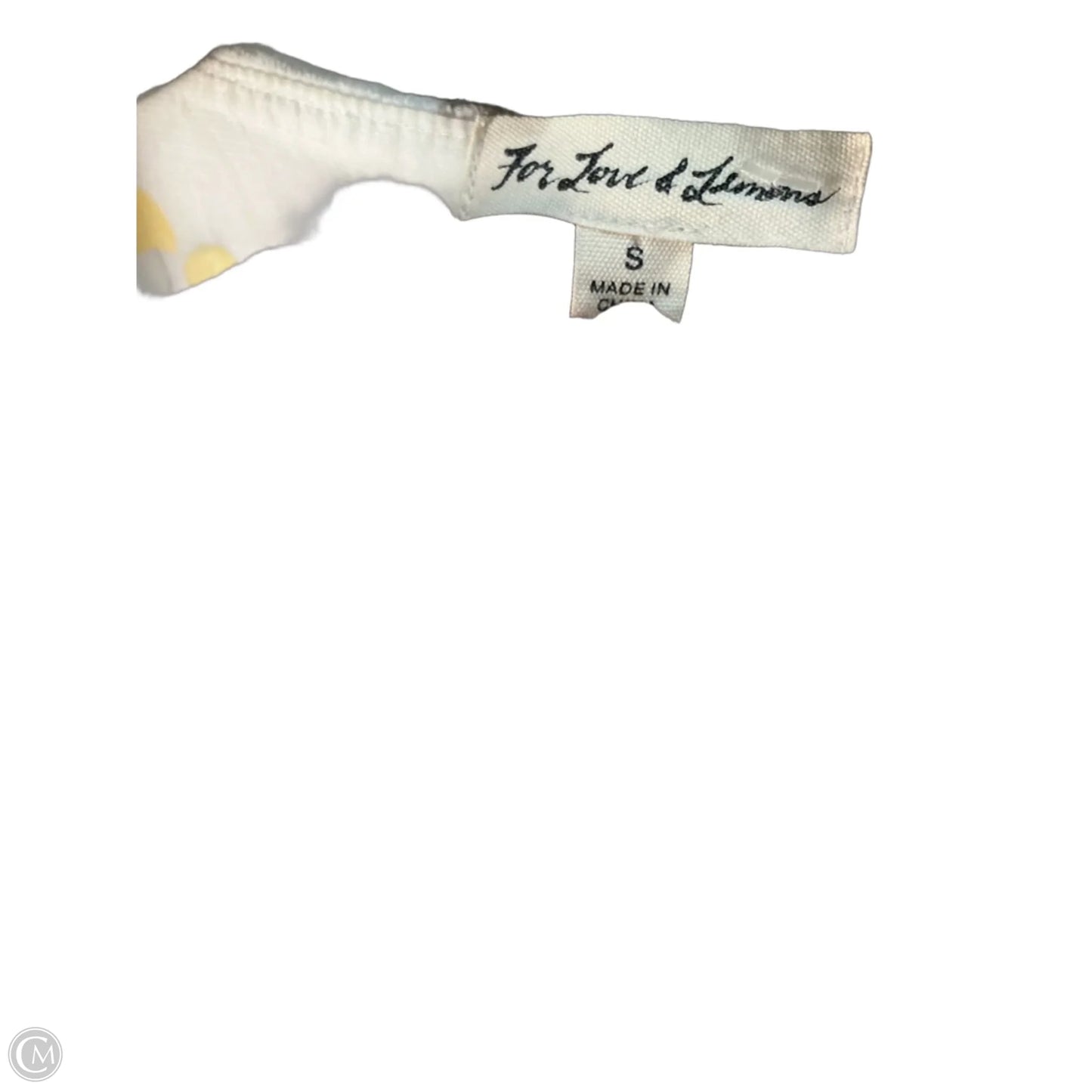 Top Short Sleeve By For Love & Lemons In White, Size: S