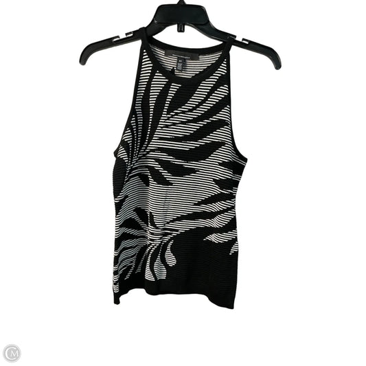 Top Sleeveless By White House Black Market In Black & White, Size: Xs