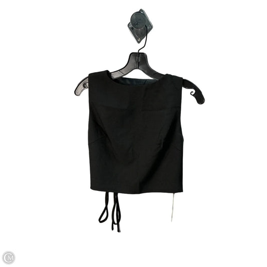 Top Sleeveless By Commense In Black, Size: M