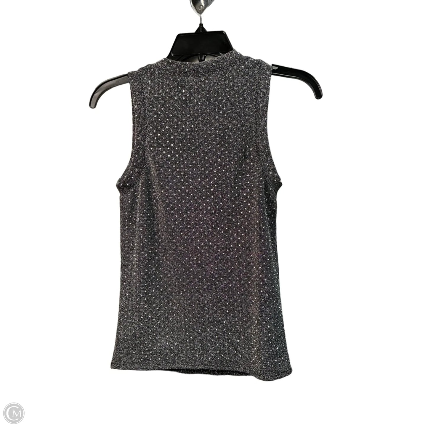 Top Sleeveless By Lna In Black & Silver, Size: S