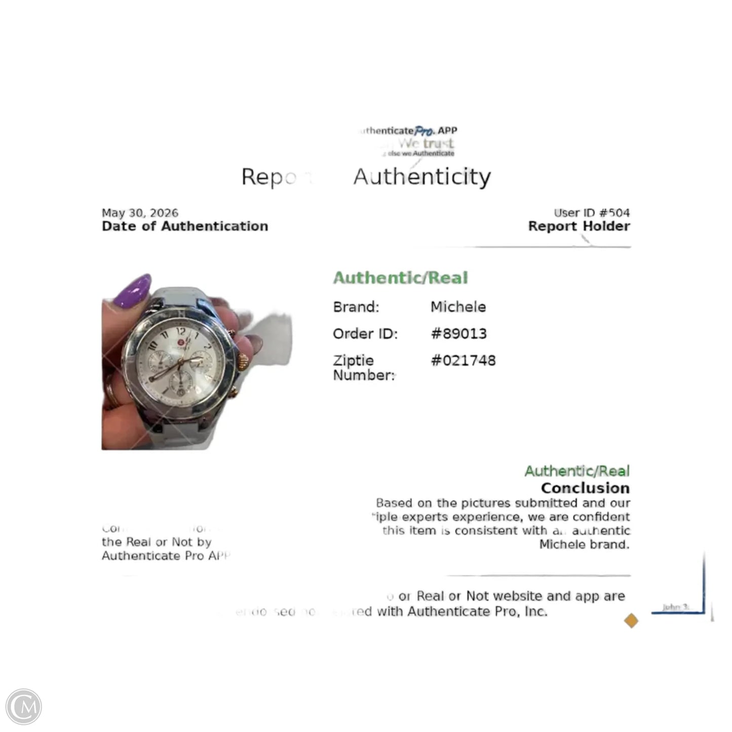 Watch Luxury Designer By Michele