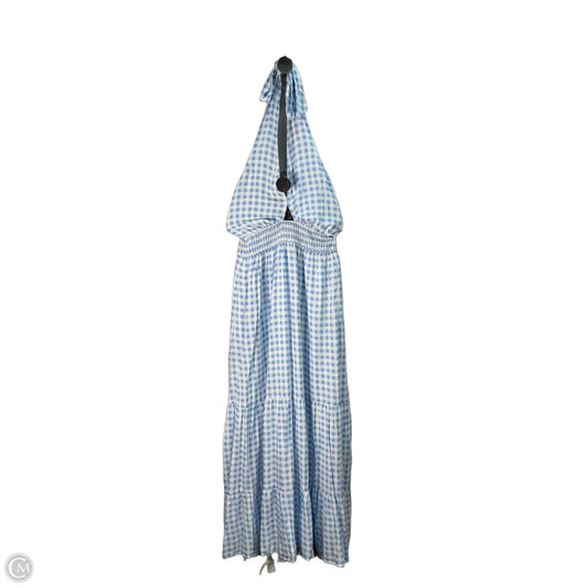 Dress Casual Maxi By Zesica In Blue & White, Size: M