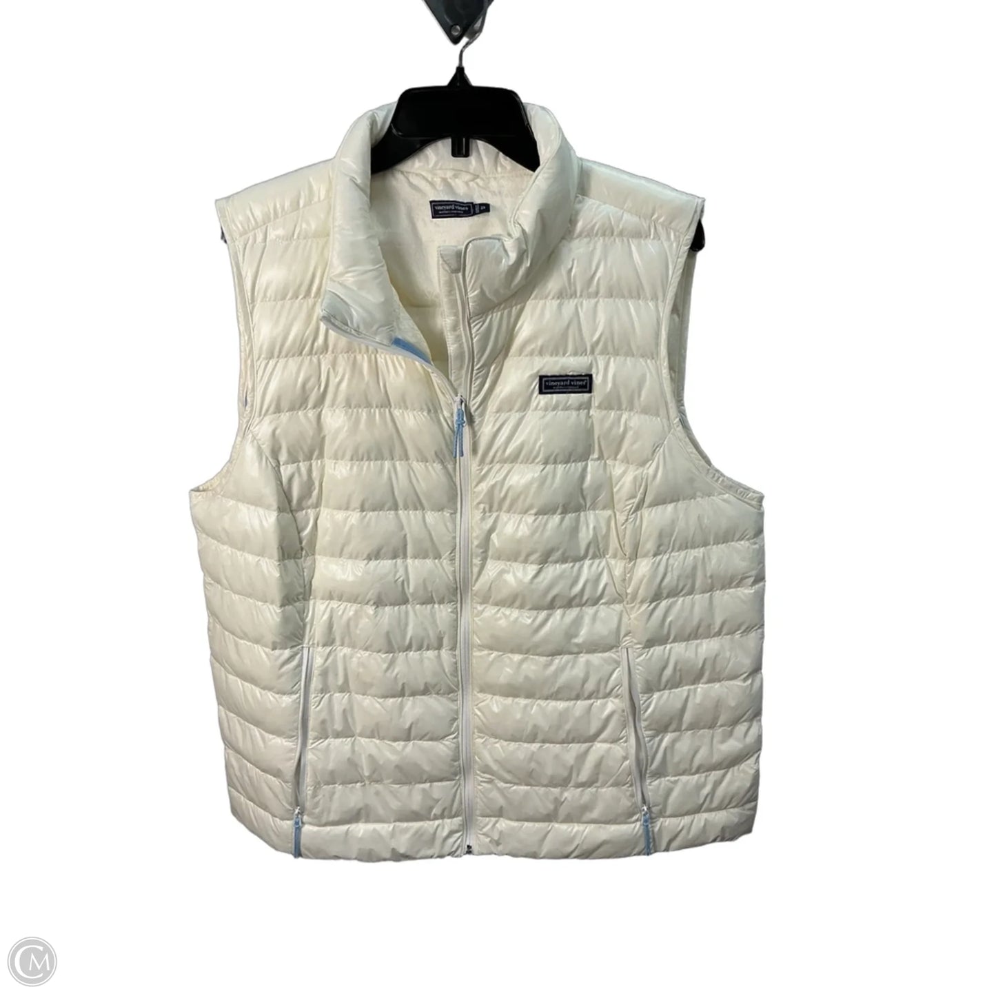 Vest Puffer & Quilted By Vineyard Vines In Cream, Size: 22