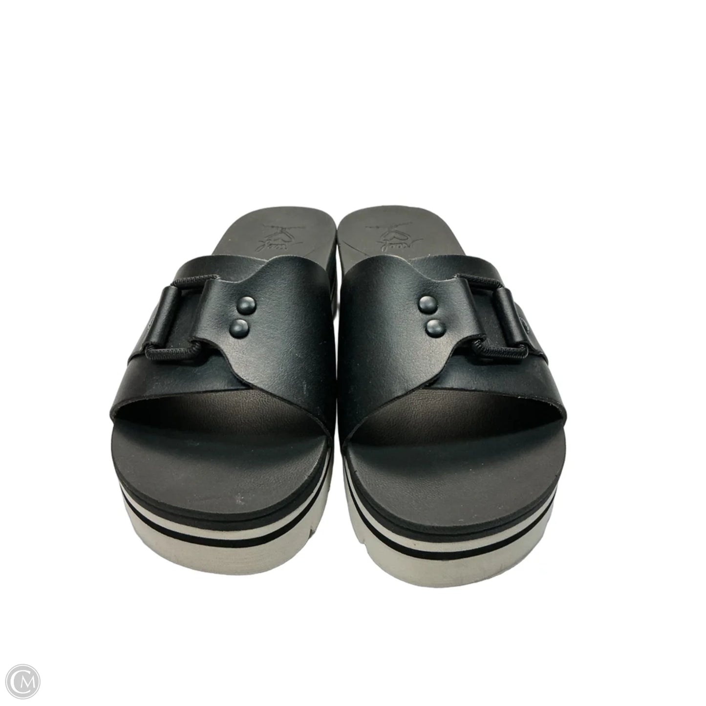 Sandals Flats By Reef In Black, Size: 8