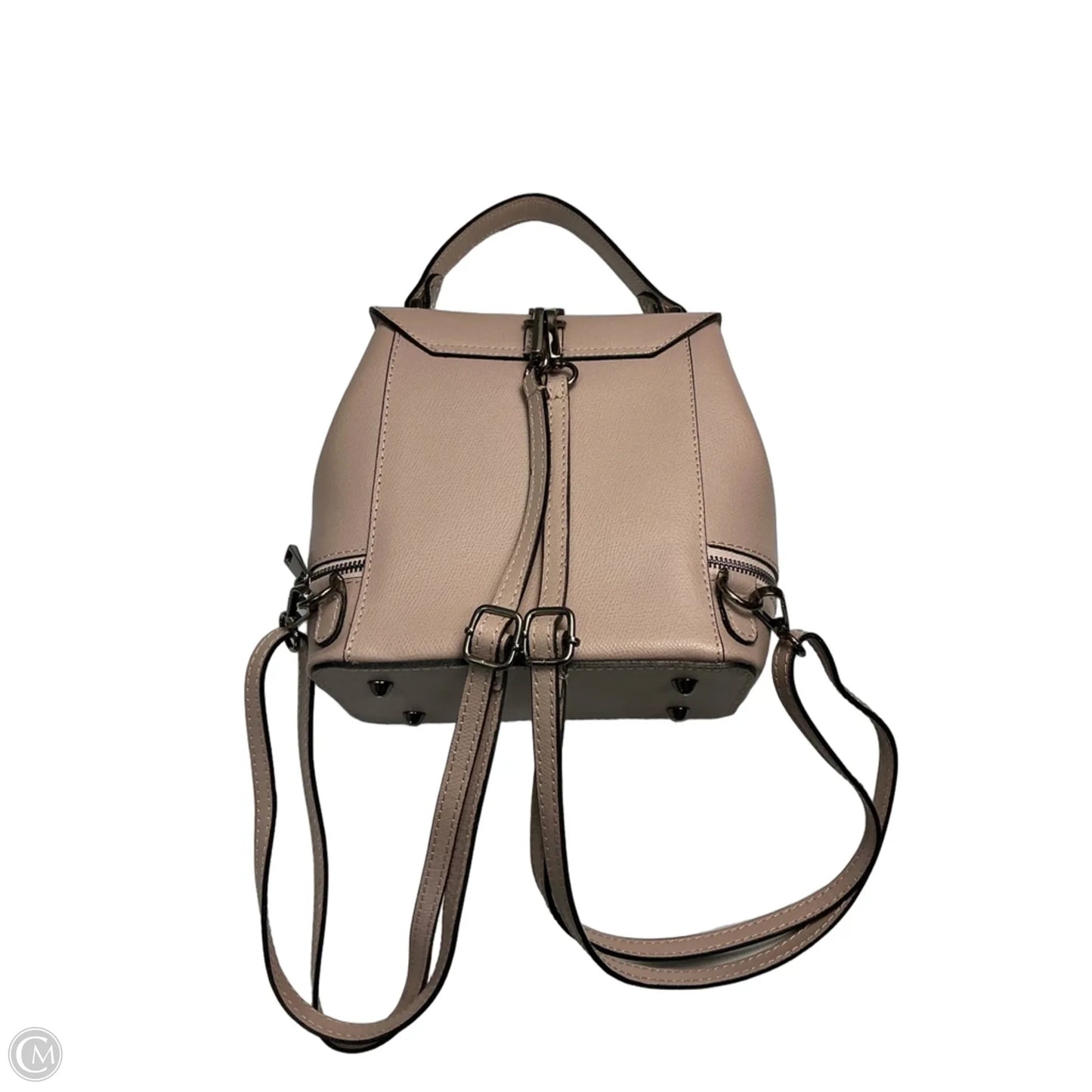 Backpack Leather By Clothes Mentor, Size: Medium
