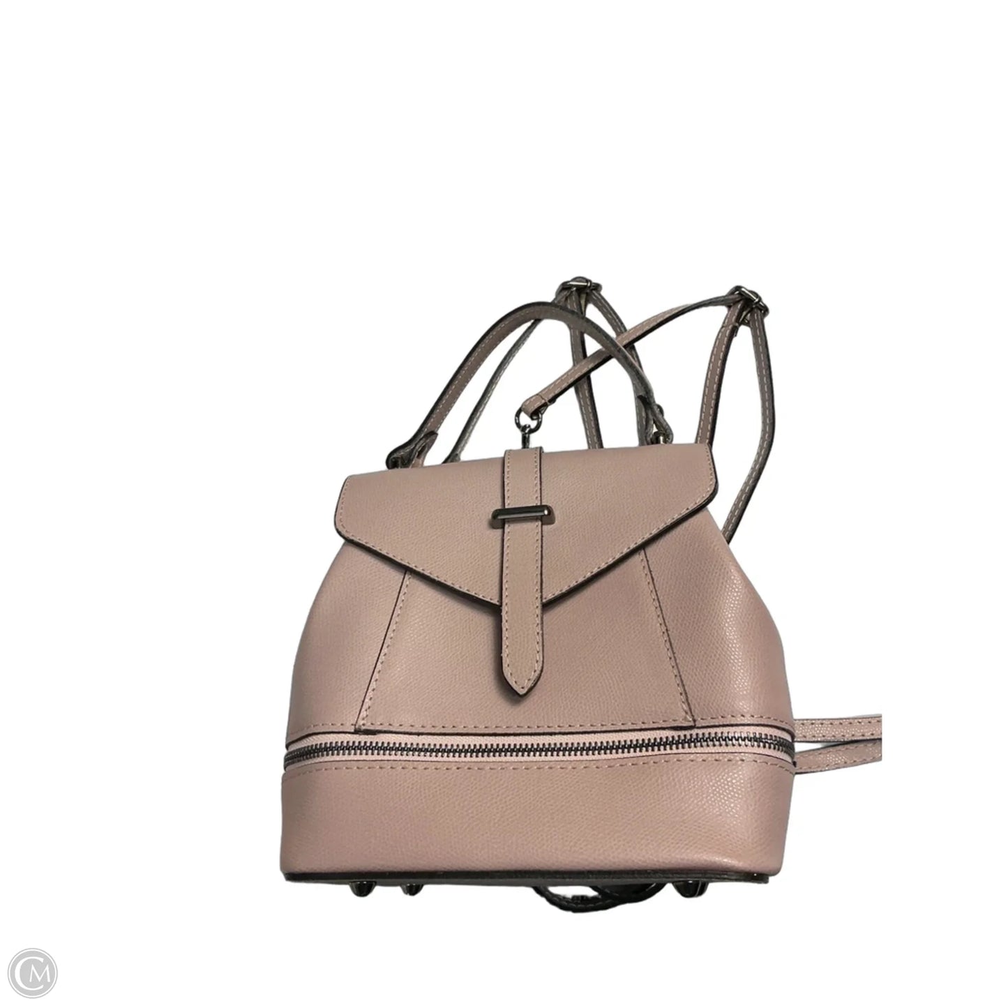 Backpack Leather By Clothes Mentor, Size: Medium