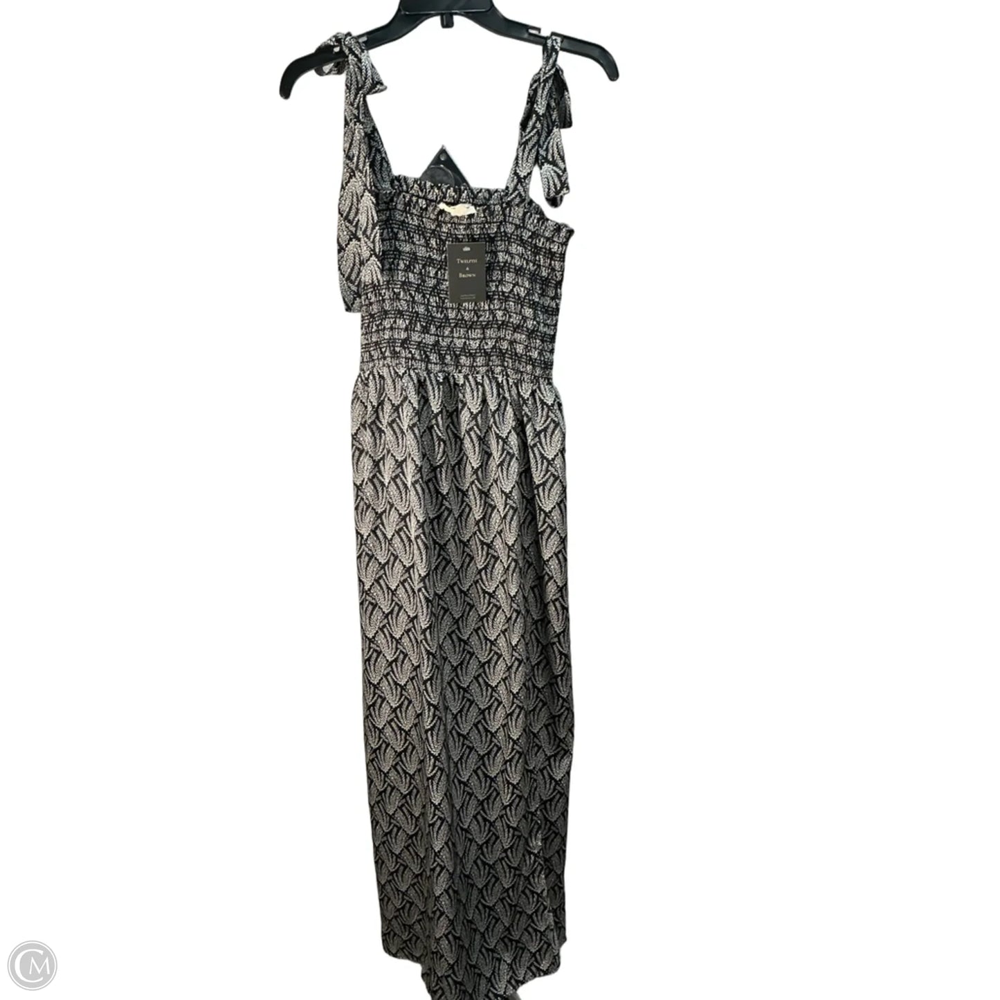 Dress Casual Maxi By Ee Some In Black & Cream, Size: M