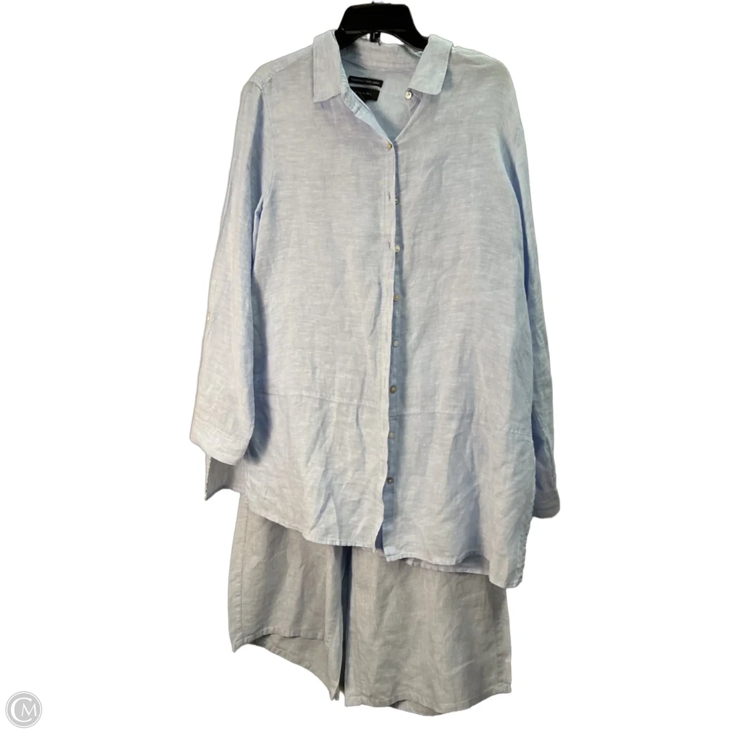Pants Set 2pc By Tahari In Blue, Size: Xl