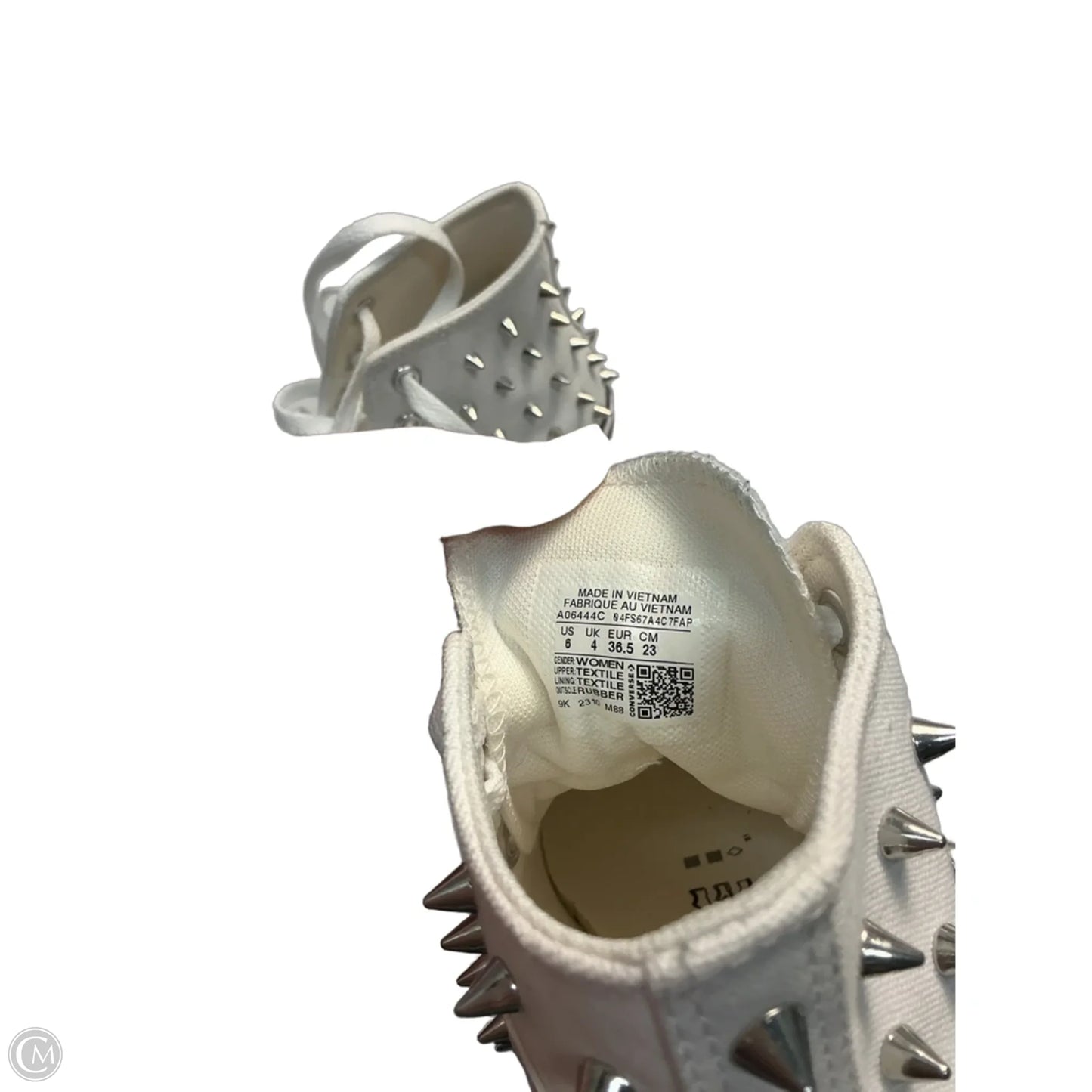 Shoes Athletic By Converse In White, Size: 6