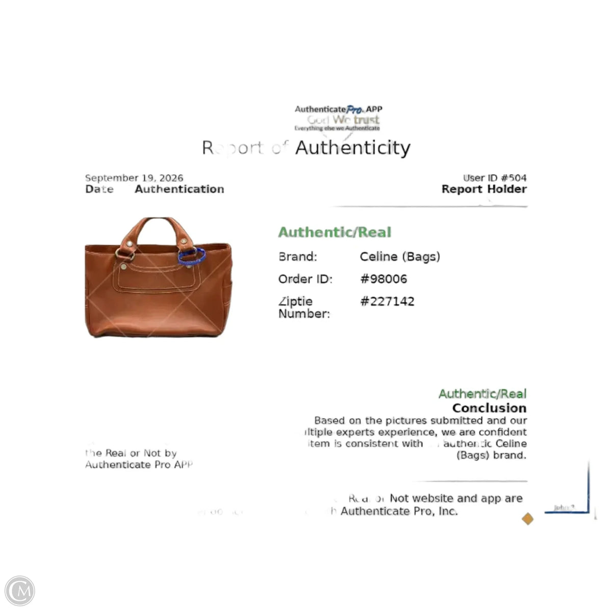 Handbag Luxury Designer By Celine, Size: Medium
