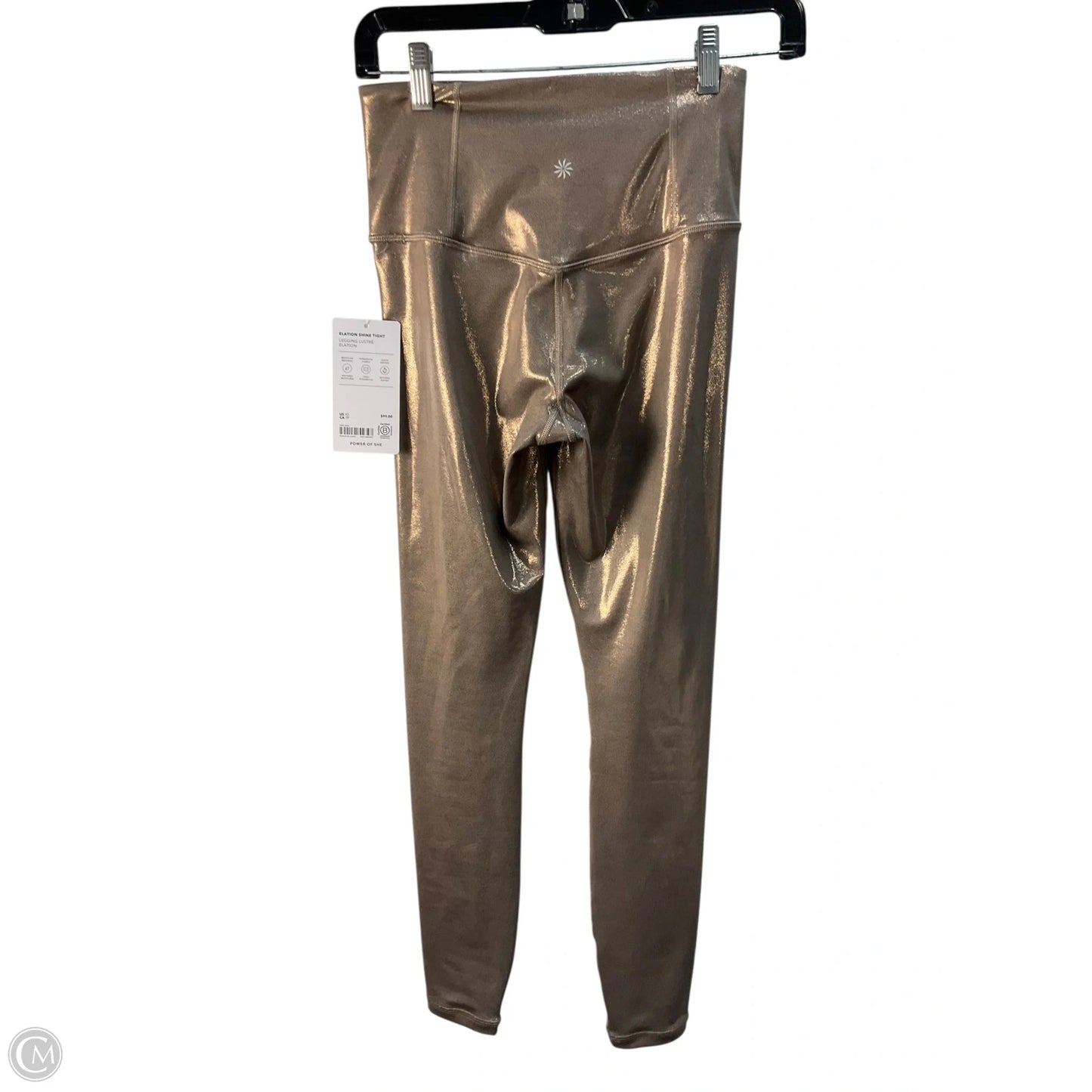 Athletic Leggings Capris By Athleta In Gold, Size: Xs
