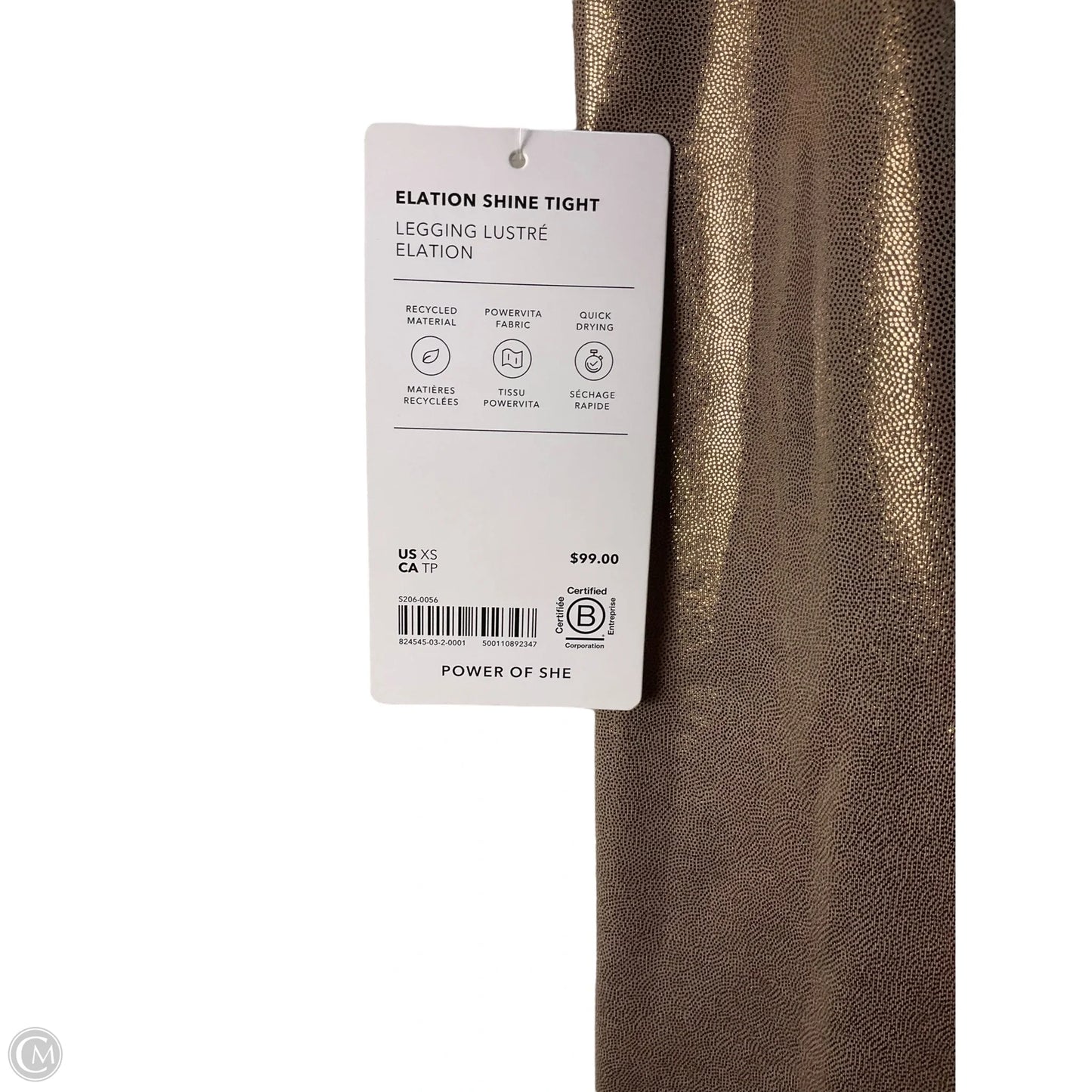 Athletic Leggings Capris By Athleta In Gold, Size: Xs