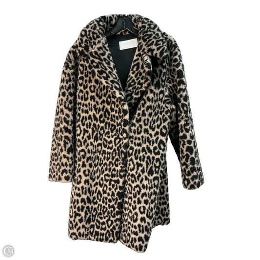 Coat Faux Fur & Sherpa By Clothes Mentor In Animal Print, Size: L