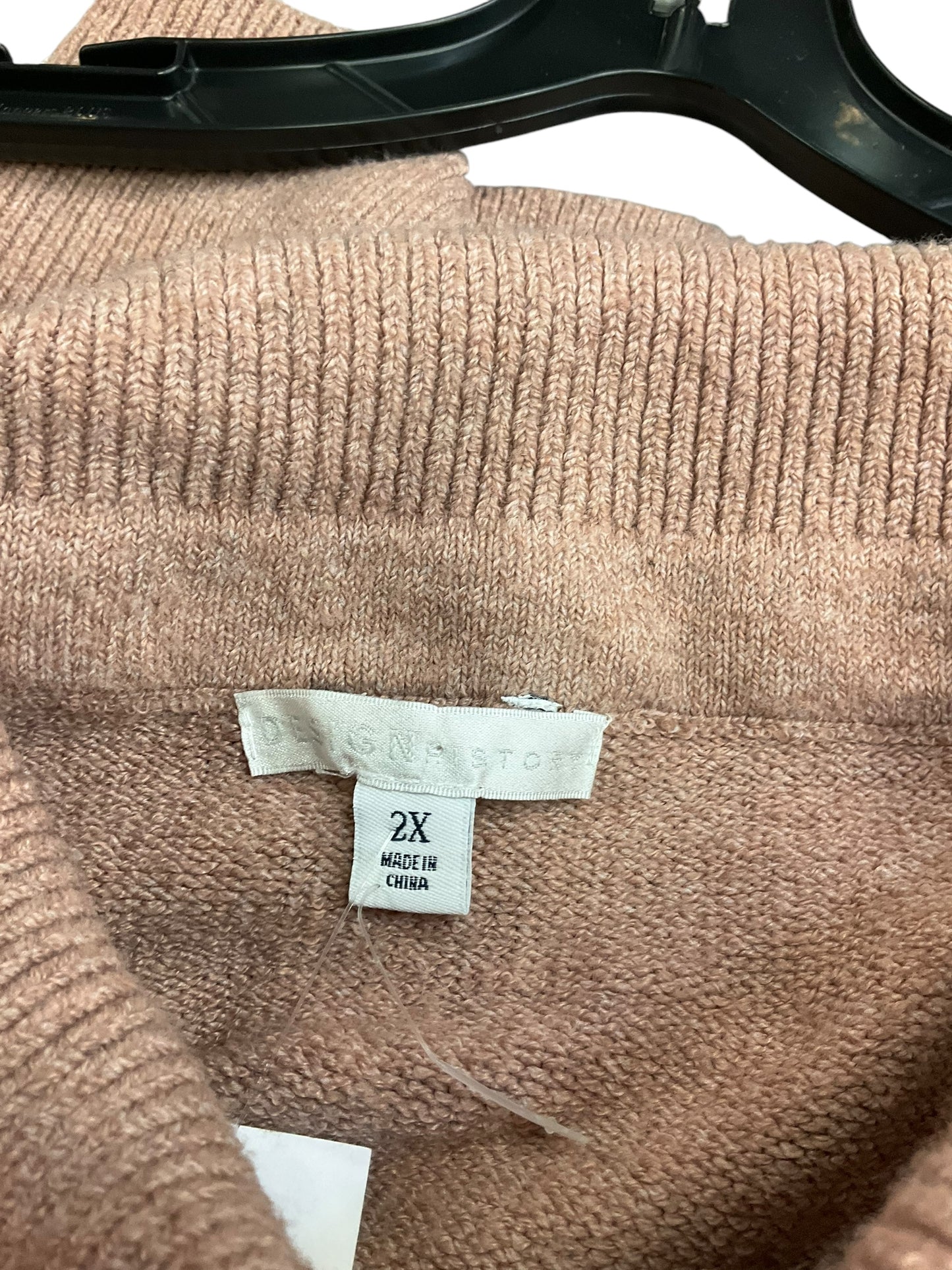 Sweater By Clothes Mentor In Mauve, Size: 18