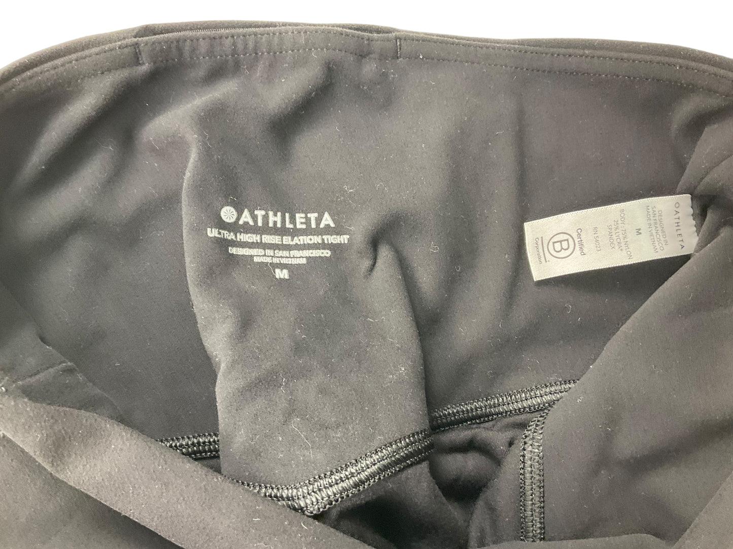 Black Athletic Leggings Athleta, Size M