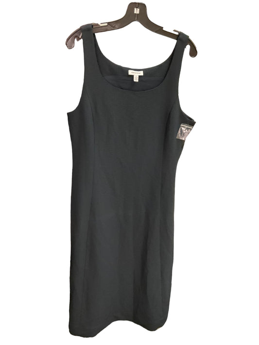 Dress Casual Midi By Nordstrom In Black, Size: Xl