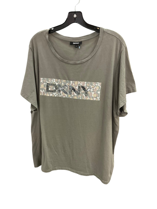 Top Short Sleeve Basic By Dkny In Green, Size: 18