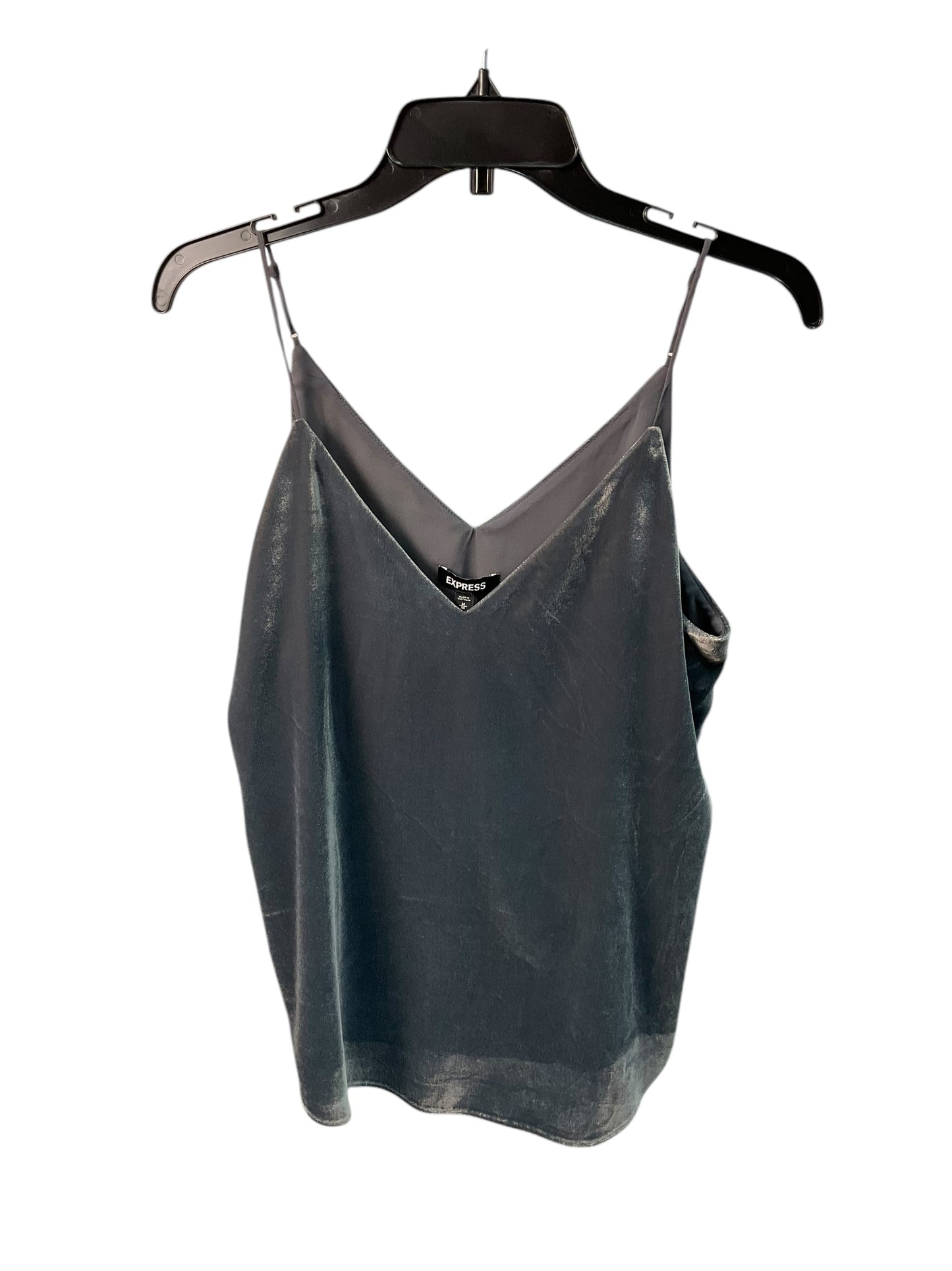 Top Sleeveless By Express O In Grey, Size: M