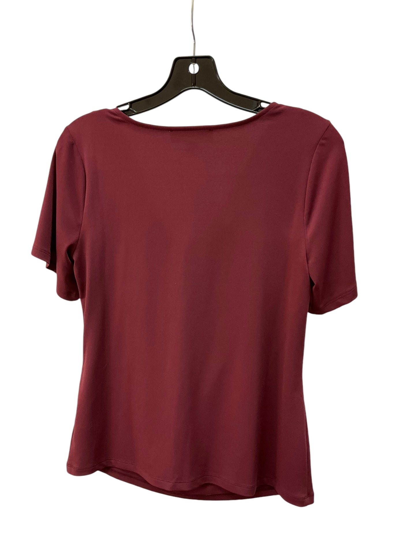 Top Short Sleeve By Michael By Michael Kors In Maroon, Size: S