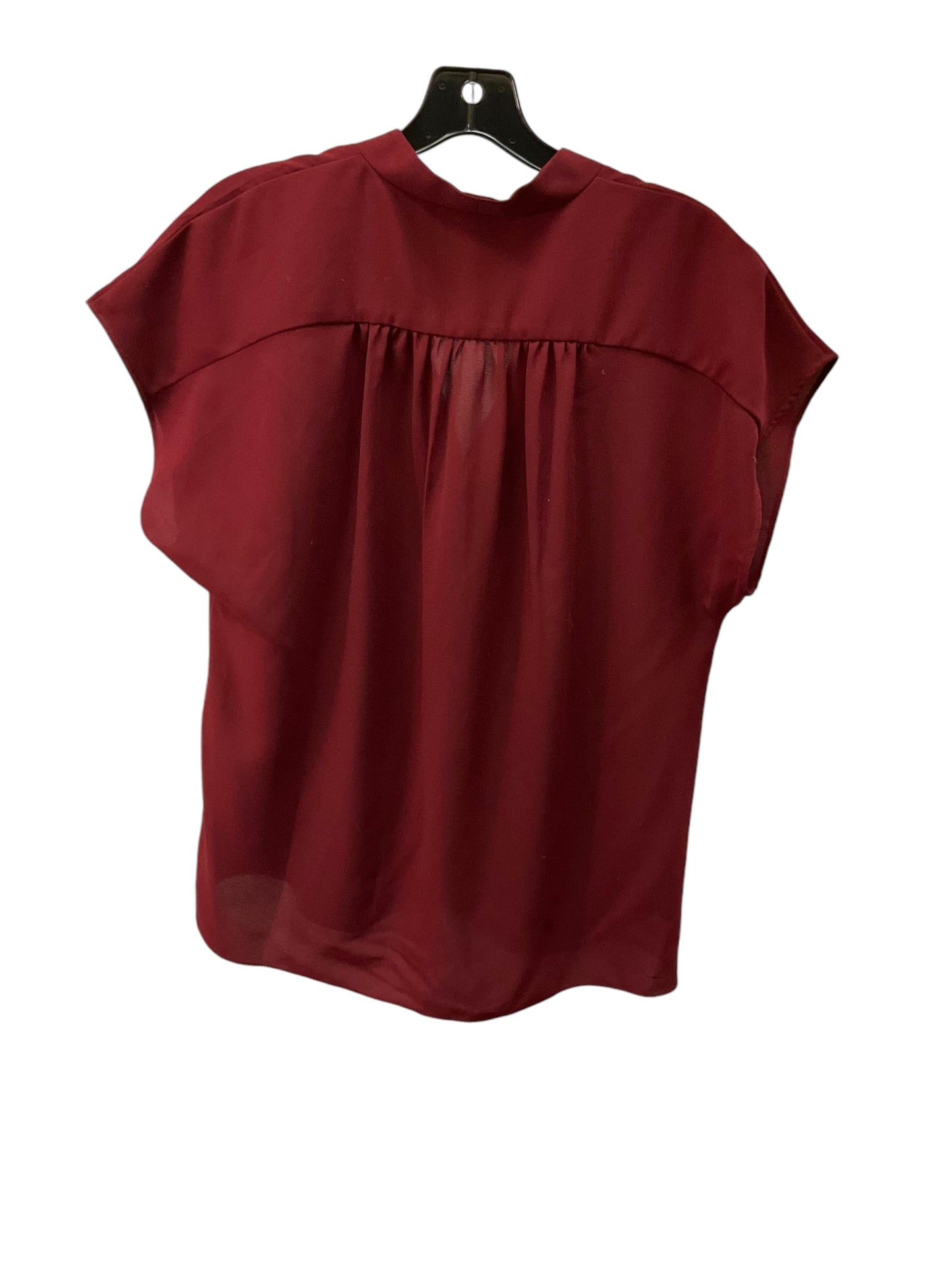 Top Sleeveless By Tahari By Arthur Levine In Maroon, Size: Xs