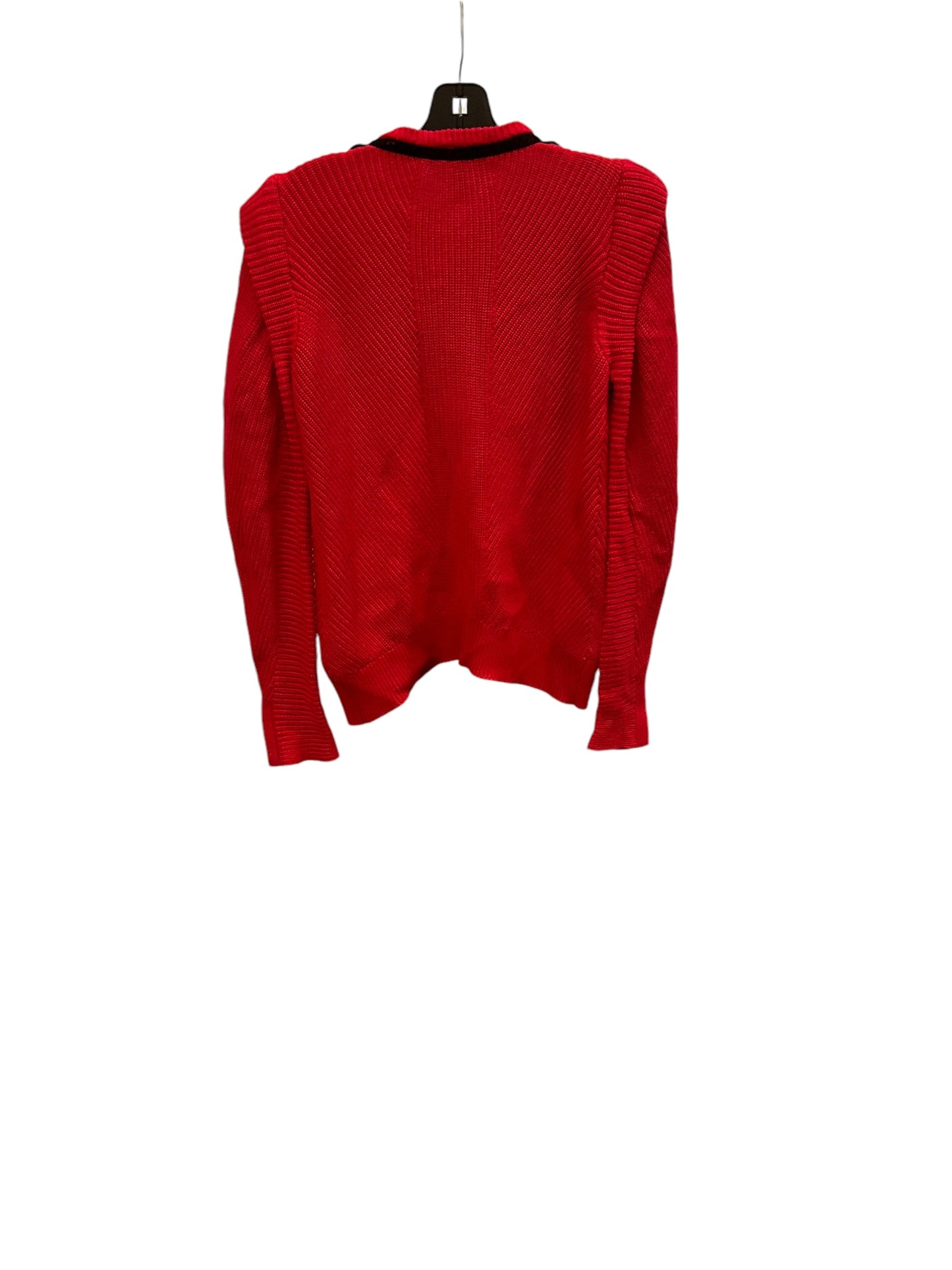 Top Long Sleeve By H For Halston In Red, Size: Xs