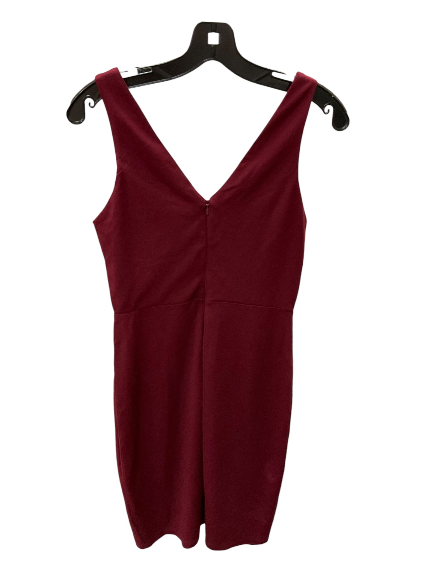 Dress Party Midi By Socialite In Maroon, Size: S