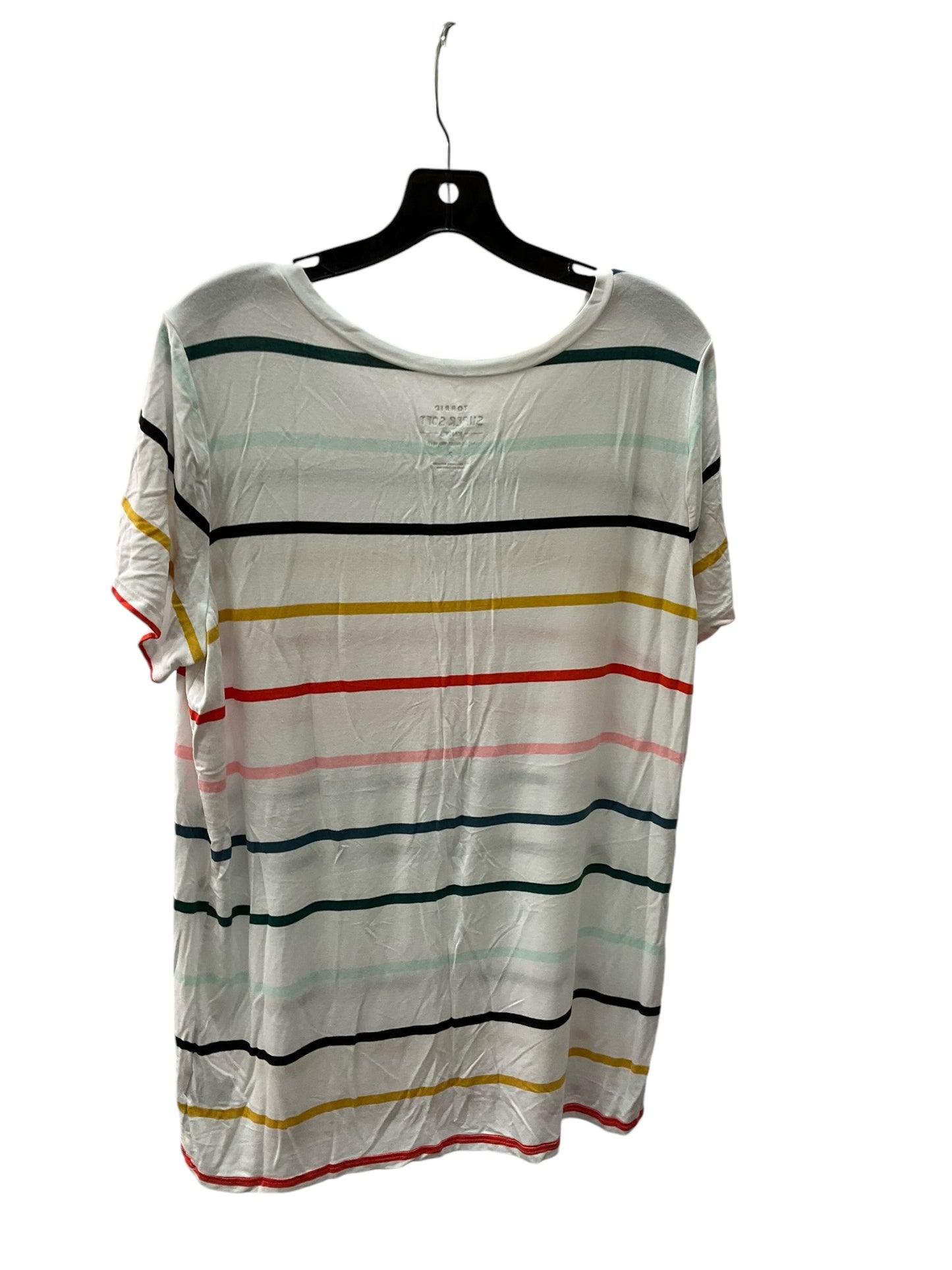 Top Short Sleeve By Torrid In Striped, Size: 18