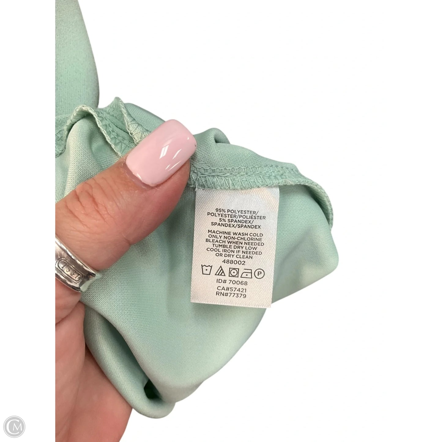 Top Sleeveless By Ann Taylor In Mint, Size: M