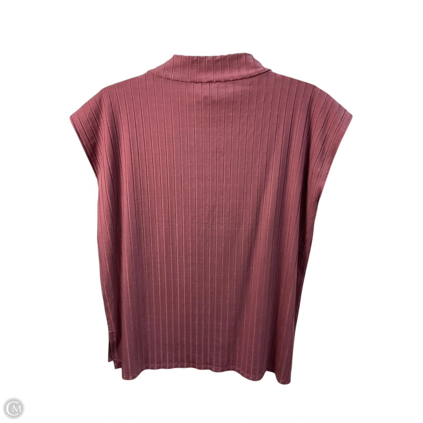 Top Sleeveless By Eileen Fisher In Maroon, Size: L