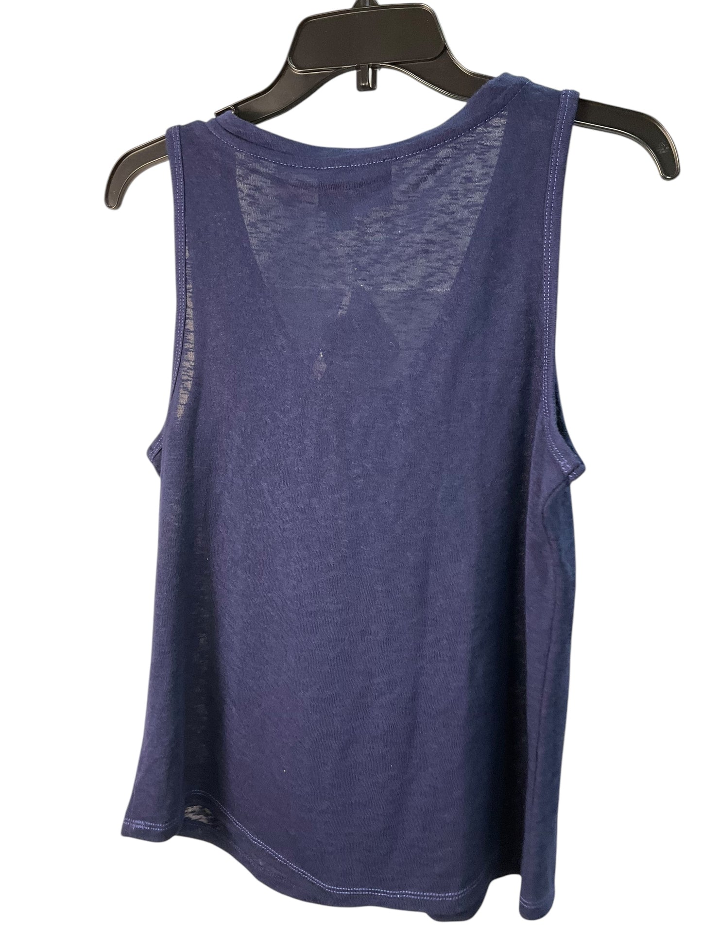 Top Sleeveless Basic By Anthropologie In Navy, Size: M