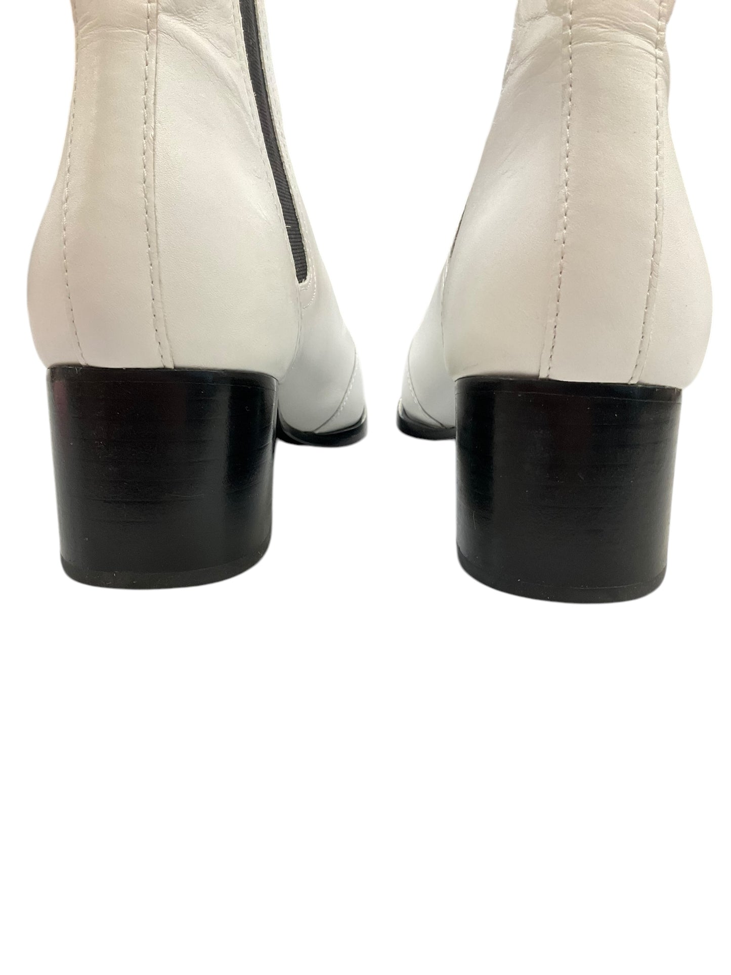 Boots Ankle Heels By Rag And Bone In White, Size: 8.5