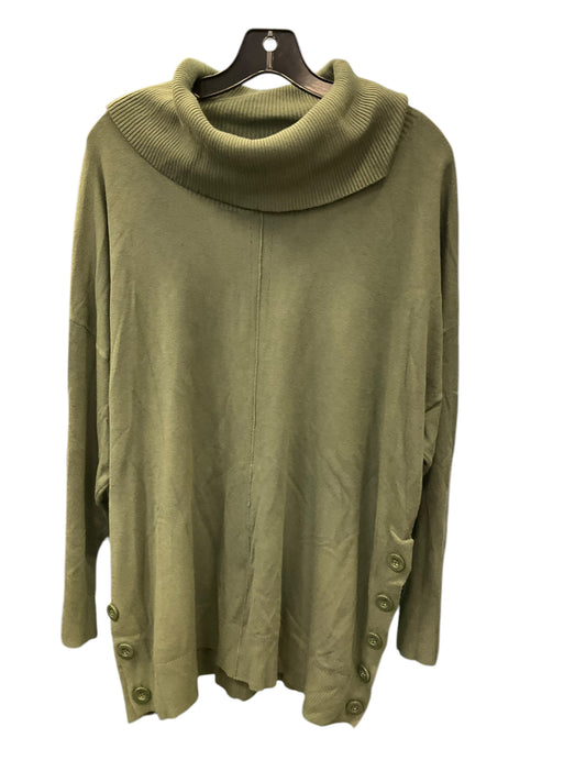 Top Long Sleeve By Cynthia Rowley In Green, Size: 18