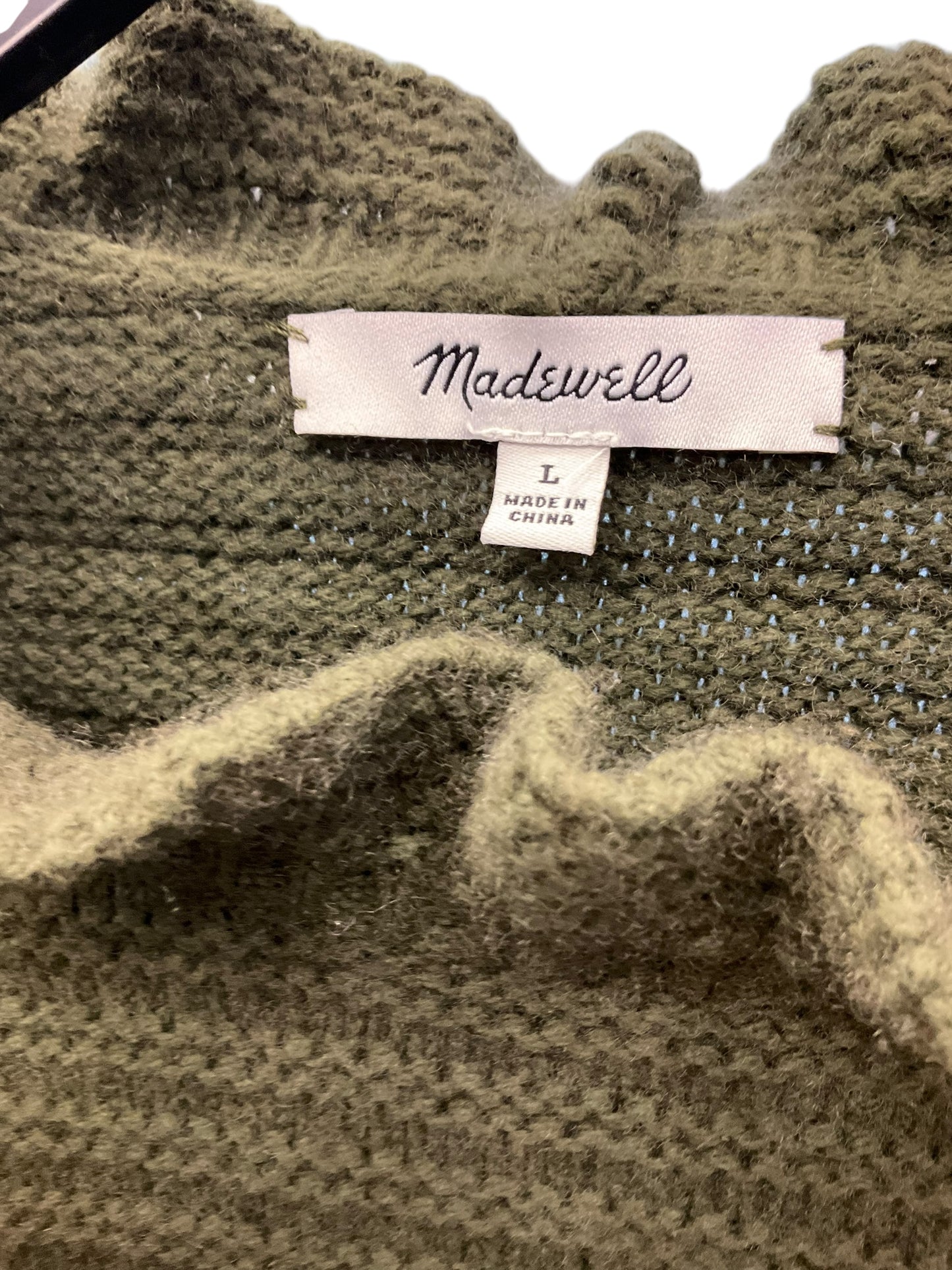 Sweater By Madewell In Green, Size: L