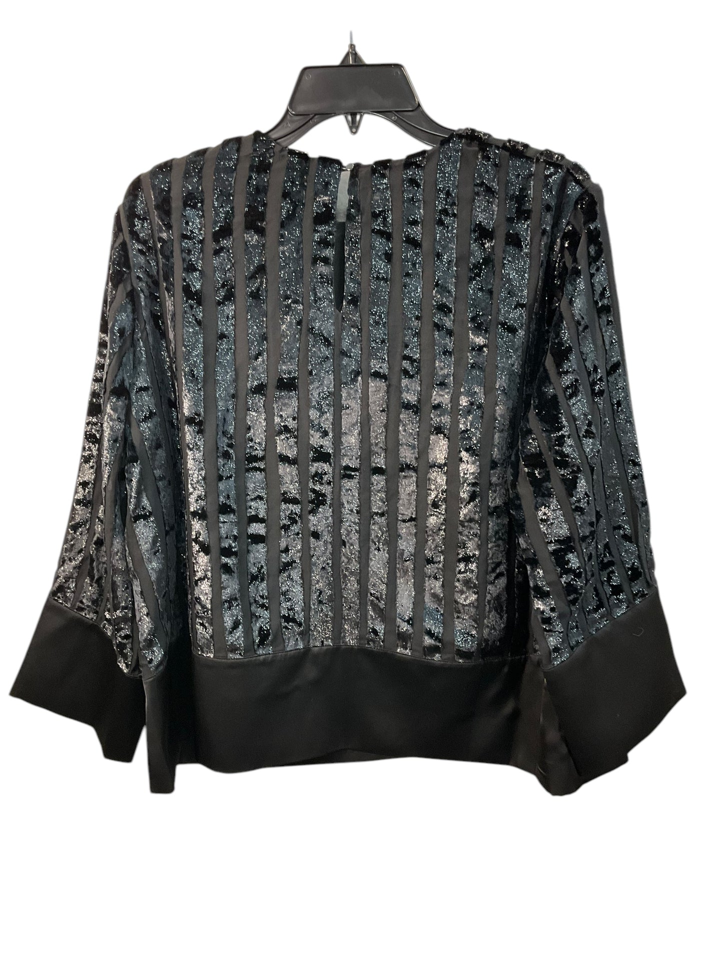 Top Long Sleeve Designer By Ming Wang In Black, Size: L